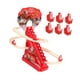 thumbnail image 3 of Juguete eléctrico de Papá para subir escaleras con luz y música, ideal para interiores, como recuerdo de fiesta, decoración del hogar para niños, con 9 figuras de Papá Noel, 3 of 9