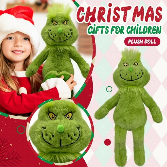 Grinch Christmas Decorations - Christmas Green Hair Toy Christmas Doll,Creative Decorative Gift Ornaments