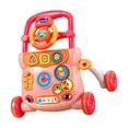 thumbnail image 3 of Juguete para caminar para bebés, coche de juguete deslizante para niños, centro de actividades multifuncional rojo, 3 of 9