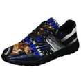 thumbnail image 2 of Boxer Police Dog Back The Blue Shoes Women's Fashion Sneakers Tennis Running Shoes for Men Women Black Size 9.5, 2 of 7