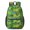 Rooster and Farm, variant on Rooster and Pumpkin Green Pattern 17" School Backpacks for Teens,Waterproof Oxford Fabric,S-Shape Padded Straps for School,Travel,Hiking,Camping