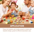 thumbnail image 5 of 8pcs Mini Baskets Small Woven Holiday Candy Baskets Wedding Candy Gift Baskets, 5 of 5