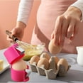 thumbnail image 6 of egg Opener for Hard Boiled Eggs, 2025 New Mini Handheld Eggshell Opener, Kitchen Multifunctional Manual Egg Shell Opener, Cooking Egg Peeler Tool for Raw Eggs (Pink+Orange), 6 of 7