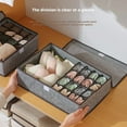 thumbnail image 4 of Underwear Storage Box Foldable Fabric Organizing Bins with Compartments GXK, 4 of 9
