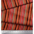 thumbnail image 2 of Soimoi Poly Georgette Fabric Dot & Stripe Printed Craft Fabric by The Yard 42 Inch Wide, 2 of 5
