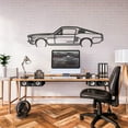 thumbnail image 3 of LaModaHome Mustang GT Fastback 390S Metal Silhouette Wall Art, 3 of 5