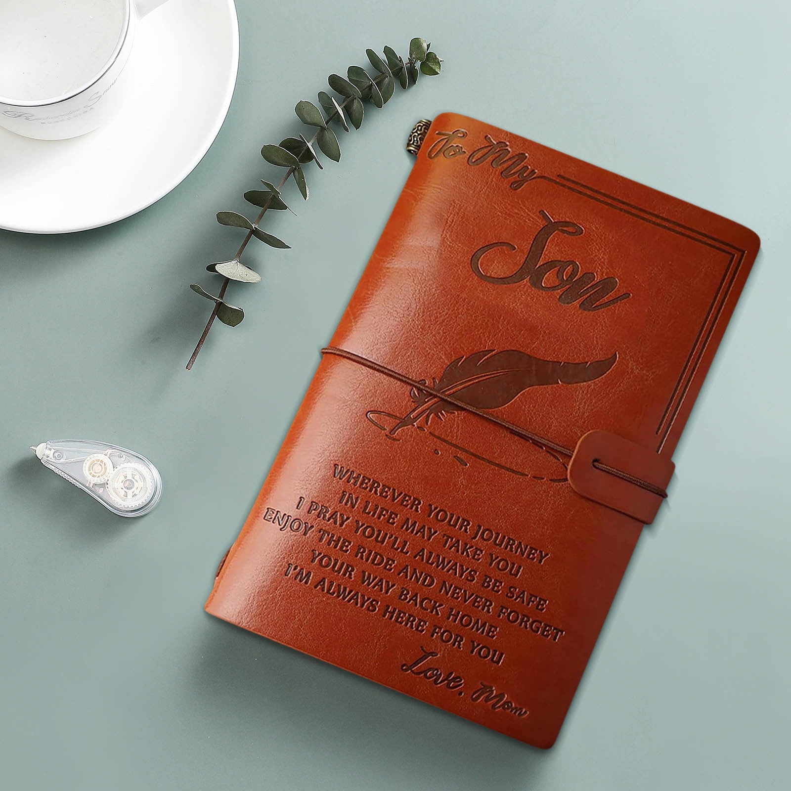 SSZMDLB under $5 Leather Journal Notebook, Leather Journal Notebook, Refillable Writing Notebook, Personalized Diary Notebook, Travel Sketchbook, Gift Writing Journal, Memory Keeping Notebook
