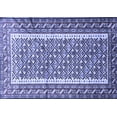thumbnail image 1 of Ahgly Company Machine Washable Indoor Rectangle Persian Blue Traditional Area Rugs, 2' x 5', 1 of 4