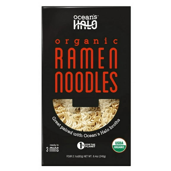 Ocean's Halo, Organic Ramen Noodles, Vegan, USDA Organic, Easy and Fast , 8.4 oz