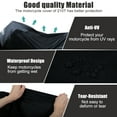 thumbnail image 3 of Unique Bargains XL Size Universal Half Cover Motorcycle Cover Black - Pack of 1, 3 of 7