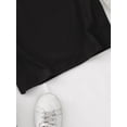 thumbnail image 3 of Camiseta deportiva informal de moda para mujer con estampado de leopardo y corazones a rayas, cuello redondo, tejido de mezcla de poliéster con elasticidad media, ideal para todas las estaciones. Ide, 3 of 5