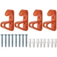 thumbnail image 2 of Wheel Display Hooks, Car Rim Wheel Display Hooks Solid Steel with Soft Plastic Coated Wheel Rim Hooks for Hanging Rims on The Wall, 2 of 4