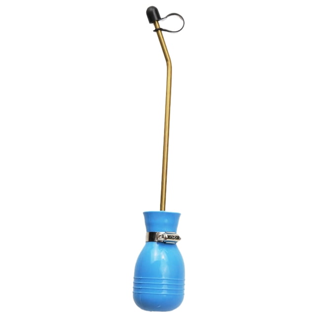 Bewildely Dispensador de polvo de acero inoxidable para exterminio de plagas, pulverizador de mano de gran capacidad con bola de pulverización Jardín y Patio Cielo azul