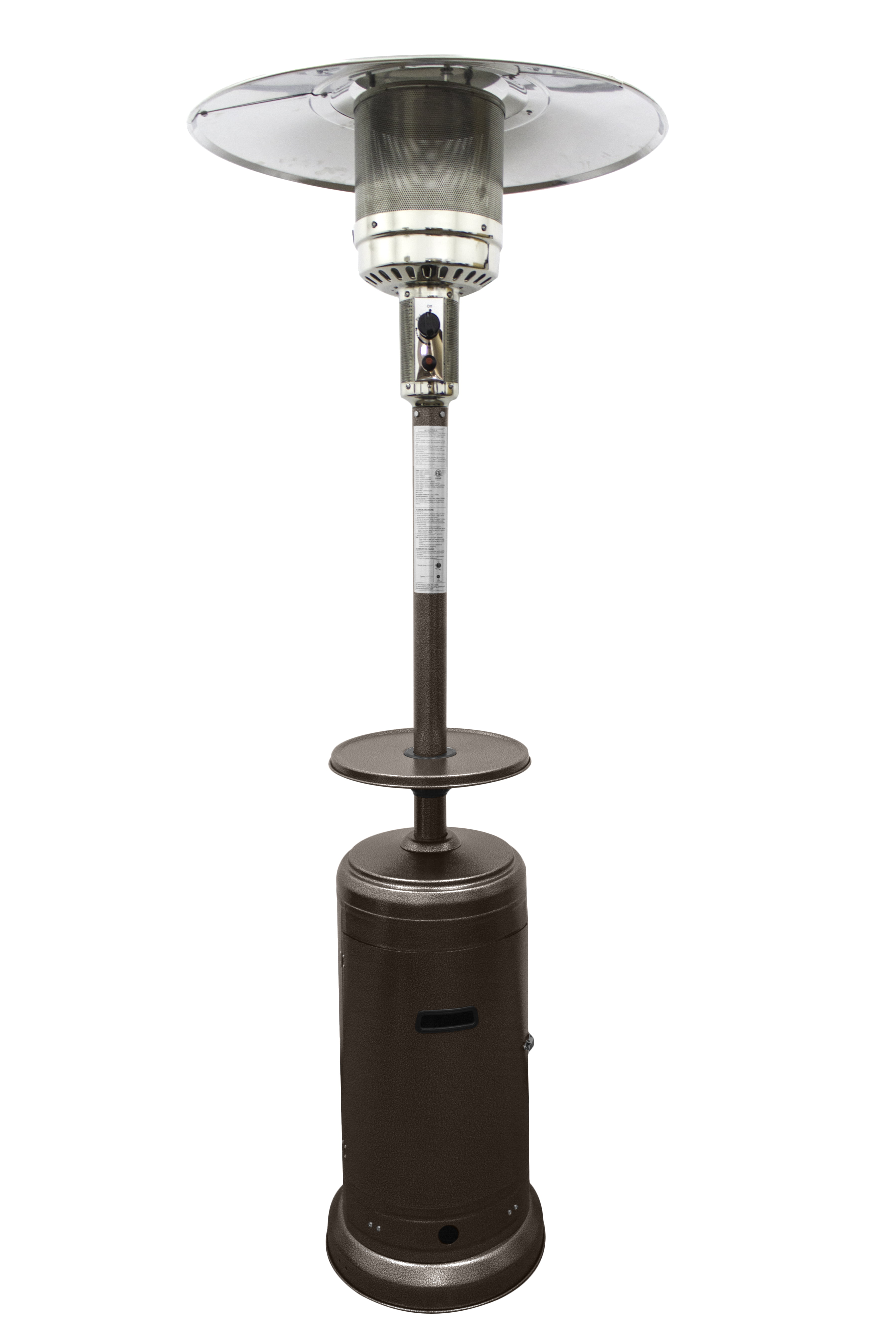 46000 BTU Commercial Propane Outdoor Heater Hammered Bronze Cover Included PAMAPIC Patio Heater