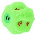 thumbnail image 2 of KAKOWELY Juguete interactivo con sonido chirriante para perros, pelota dispensadora de golosinas y comida, juguete de entrenamiento para perros, 2 of 5