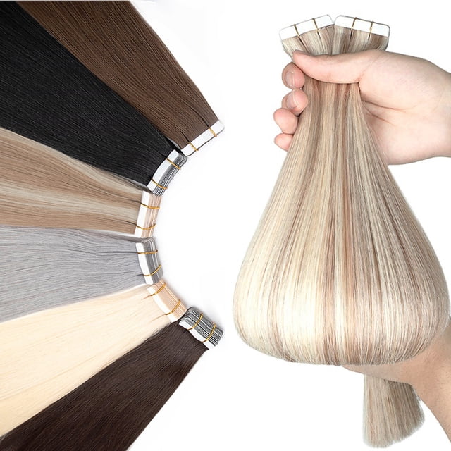 Typpkmm Jensfn Cinta En Extensiones De Cabello 100 Cabello Realmente Humano Remy 16 "