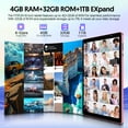 thumbnail image 3 of FITIFUN 10.1 inch Tablet Android 14 Tablets with Case, 4GB RAM 32GB ROM 1TB Expand, Quad-core, HD Display, WiFi, Dual Camera, Pink, 3 of 8