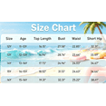 thumbnail image 7 of Lanbubble Girls Tankini Swimsuits for Teens 3 Piece Padded Bathing Suit with Print Shorts Square Collar Girls' Swimwear Set 11-16Y, 7 of 7
