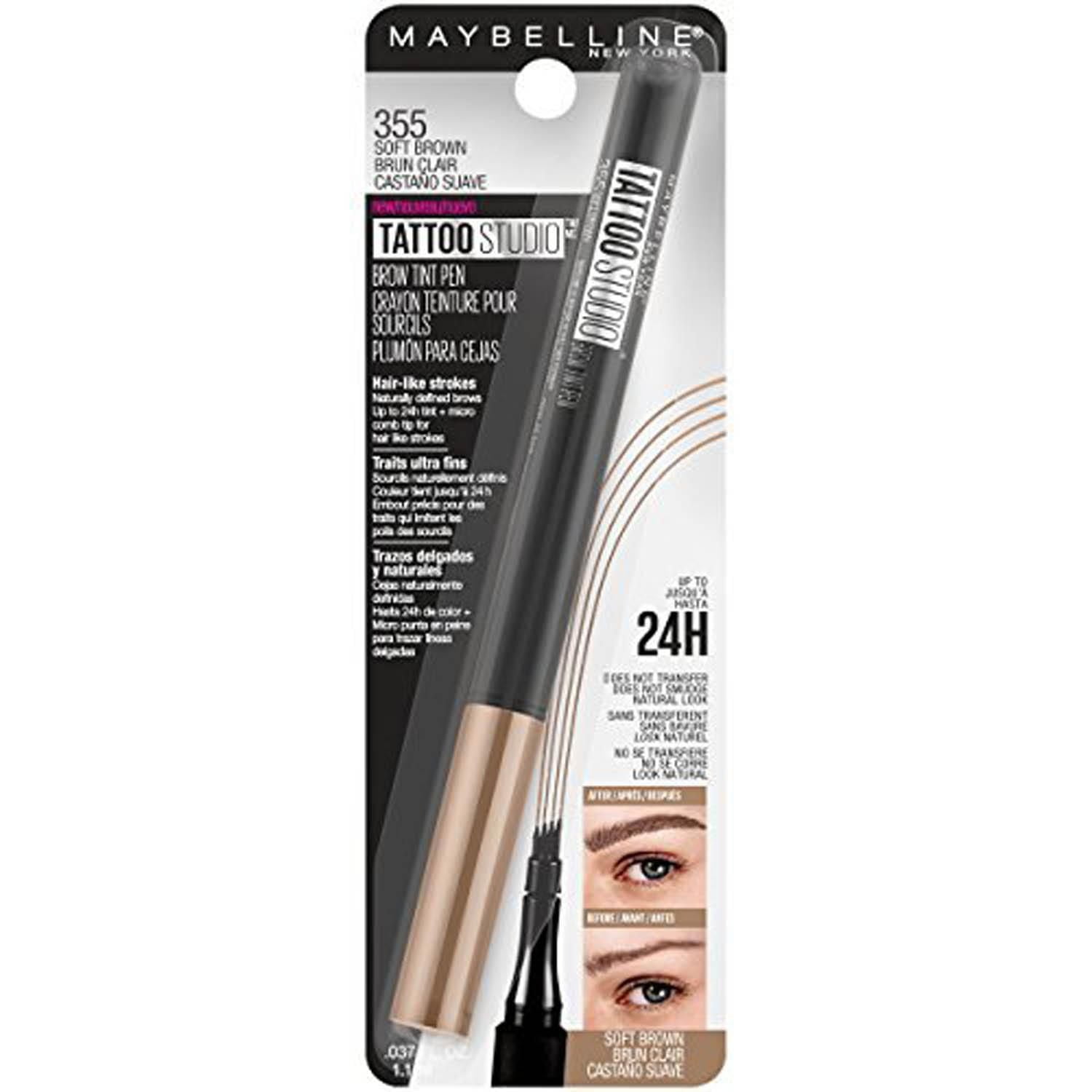 Maybelline New York Tattoo Studio®, Crayon Teinture Pour Sourcils, 1 mL 1 ml