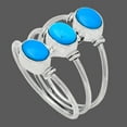 thumbnail image 2 of Sleeping Beauty Turquoise - USA 925 Sterling Silver Ring s.7 Jewelry R-1566 AGR1011_H_7, 2 of 6