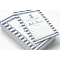 thumbnail image 2 of Inkdotpot Set Of 30Nautical Baby Shower Invitations-Diaper Raffle Tickets And Baby Shower Book Request Cards Nautical Invites, 2 of 5