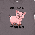 thumbnail image 4 of Inktastic Cant Say No to This Face Cute Pig Boys or Girls Toddler T-Shirt, 4 of 5