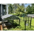 thumbnail image 5 of ALEKO Dog Kennel 5 x 5 x 3 ft Chain Link Pet Exercise Play Pen Fence with Roof, 5 of 10