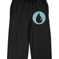 thumbnail image 2 of Magic the Gathering Blue Mana Men's Black Sleep Pants-Large, 2 of 5