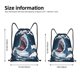 thumbnail image 2 of Fotbe Shark Bolsa Mochila con Cordón Estampada, Bolsa de Gimnasio Deportiva, Bolsa Cinch, Bolsa con Cordón para Hombres y Mujeres-Small, 2 of 6