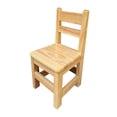 thumbnail image 2 of DimyFew Children's Wooden Chair Ottoman Stool with Wooden Legs, Stable Backrest, Anti-wear Assembly, Thick Support, Suitable for Classroom, Children's M, 2 of 8
