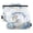 Rabbit Inside Glass Basket, variant on 2 Pack Expandable Flip Folders with Clear PVC Window Binder Pouches 3-Ring Binder Organizer Rabbit and Pastel Flowers
