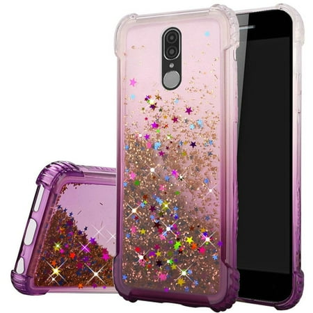 Coolpad Legacy (2019) Case, by Insten Two Tone Quicksand Glitter PC/TPU Rubber Case Cover For Coolpad Legacy (2019) -