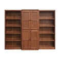 thumbnail image 3 of Bowery Hill Wood Dry Oak Bookcase Wall Rectangular Adjustable Shelves 72" Unassembled, 3 of 7