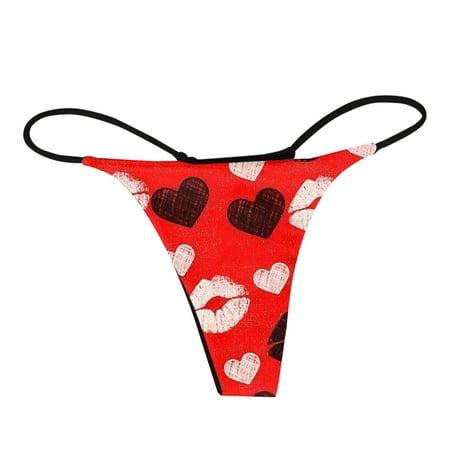 

Womens Seamless Underwear Womens Thong Fashion Printed Panties Underwear Women