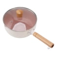 thumbnail image 4 of Cacerola antiadherente con tapa blanca para bebé, olla pequeña para comida complementaria, cocina casera, fideos instantáneos, sopa, leche, cacerola de 18 cm, 4 of 14