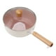 thumbnail image 4 of Cacerola antiadherente con tapa blanca para bebé, olla pequeña para comida complementaria, cocina casera, fideos instantáneos, sopa, leche, cacerola de 18 cm, 4 of 14