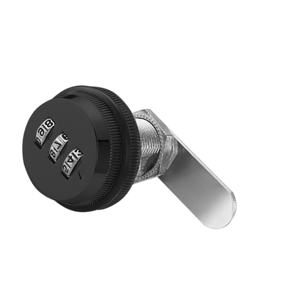 Door Drawer Cam Lock Password Box Lock 20mm 3 Digit Combination