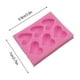 thumbnail image 3 of Moldes de tarta de silicona rosa - Moldes de 2 paquetes para vaporizar y repostería para snacks saludables • 3,5" y 3,2" antiadherentes, fácil de limpiar y liberar, 3 of 6