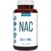 NAC Supplement (N-Acetyl Cysteine) - 1000 mg - Vegetable Capsules - 120 Count - 60 Servings