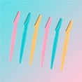 thumbnail image 2 of Eyebrow Razor, 60 Pcs Eyebrow Razors Multipurpose Exfoliating Tool Trimming and Shaving Grooming Eyebrow Face Razor and Eyebrow Shaper For Women and Man With Precision Cover,3 Colors, 2 of 4