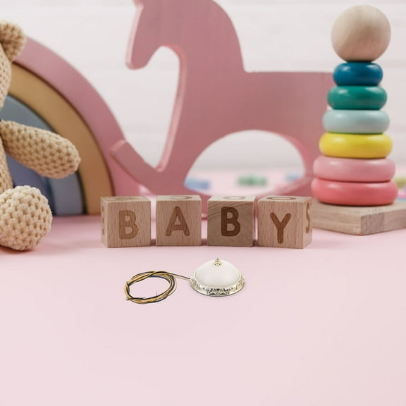 Hemobllo Dollhouse Electric Ceiling Light Round Plastic Illumination for Collectors and Hobbyists 1Pack