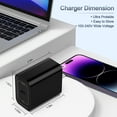 thumbnail image 7 of 3 Pack Hootek USB C Charger Block Fast Charging Adapter 20W Wall Charger Quick Charger Brick USB Charger Block Fast Charger Plug Phone Charger Compatible with iPhone 15 Sumsung Galaxy, Android,Black, 7 of 7