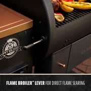 Pit Boss Pellet Smoker, Classic 700 Square Inch Wood Fired Pellet Grill, Onyx Series