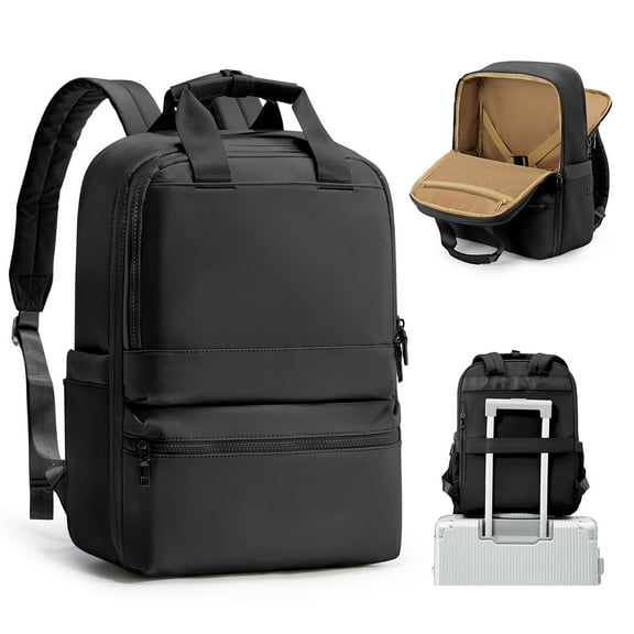 Travel Backpack For Women Men Airline Approved Carry On Bags For Airplanes Black Laptop Backpack Personal Item Backpack For Traveling On Airplane College Backpack With Laptop Compartment