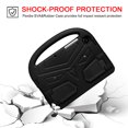 thumbnail image 3 of Kids Case for Samsung Galaxy Tab A7 10.4", Child-Safe Shock Proof Light EVA Cover Rugged Protective Handle Stand Heavy Duty Case for Galaxy Tab A7 2020 10.4-Inch (SM-T500/T505/T507), Black, 3 of 8