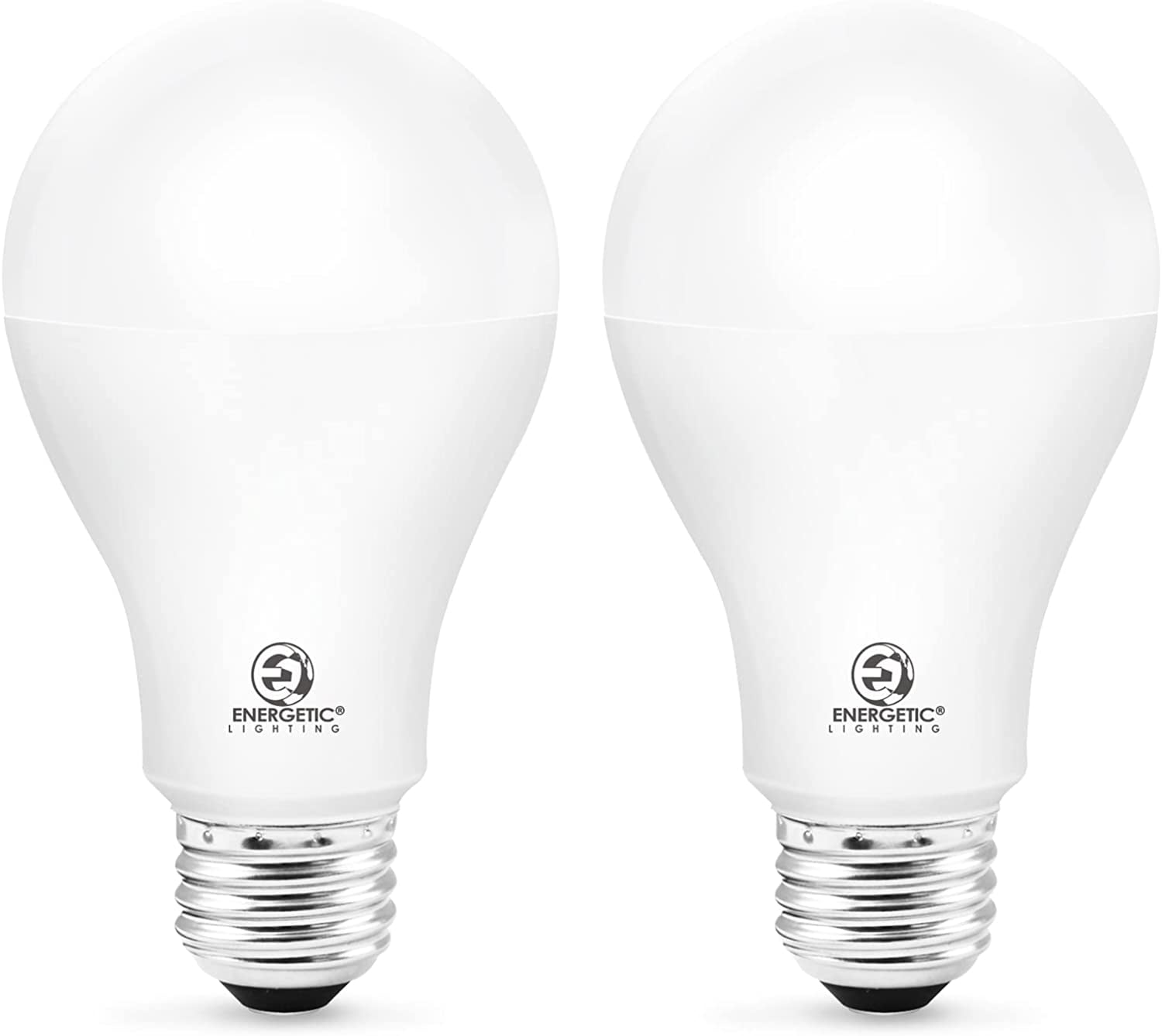 ENERGETIC A21 LED Bulb, Super Bright 2600 High Lumens, Watts Equivalent, Warm 3000K, E26 Base, UL 2 Pack - Walmart.com