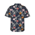 thumbnail image 4 of Xecao Hawaiian Style print Hawaiian shirt - a stylish short-sleeve button-down for men, perfect for casual beach and tropical outings., 4 of 9