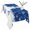 Blue, variant on Red Snowman Christmas Table Cloth Waterproof Tablecloths, Xmas Balls Snowflake Tablecloth Dining Table Cover for Kitchen Party Tabletop Outdoor, Rectangle Tablecloth 52x70 Inch