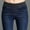 Dark Blue, variant on BOOMILK Fashion Women Loose High Waisted Casual Jeans Elastic Waisted Pencil Pants Plus Size Dark Blue