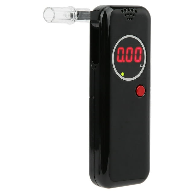 Probador De Aliento Digital Pantalla LCD Analizador De Alcoholemia Conducción En Estado De Ebriedad Herramienta De Prueba Con Tubo De Soplo Digital De Alcoholemia